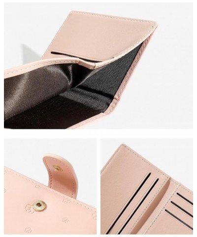 Women Small Slim Minimalist Leather Bifold Trifold Wallets (Style D - Beige) 1 Black $7.69 Wallets