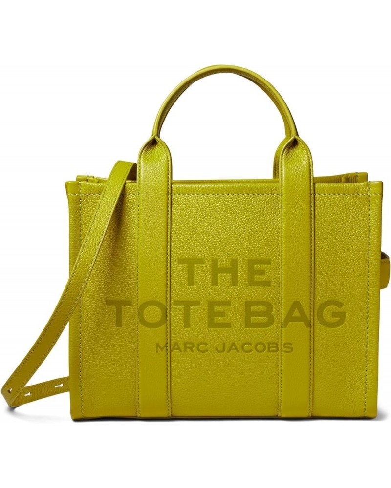 The Leather Medium Tote Bag Citronelle $92.62 Totes