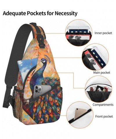 Fashion Chest Sling Bag For Women Men Adjustable Strap Crossbody Shoulder Backpack Hiking Travel Fashion Unisex Daypack Beaut...