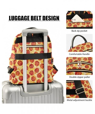 Pepperoni Pizza Women Backpack Purse Shoulder Bag Color Small $19.13 Backpacks