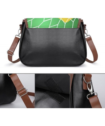 Vintage Shoulder Bag Crossbody Handbag, Small Leather Shoulder Bag, Handbag for Women Pattern (130) $18.54 Satchels