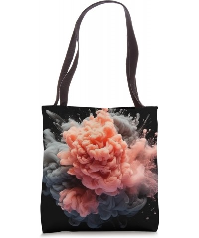 Outer Space Explosion Buttercream & Coral Color Splash Tote Bag $11.59 Totes