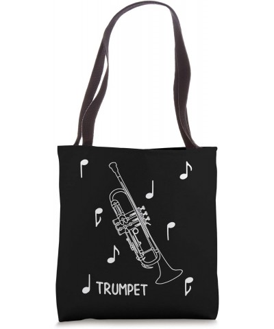 Music Notes Trumpet Tote Bag $9.60 Totes