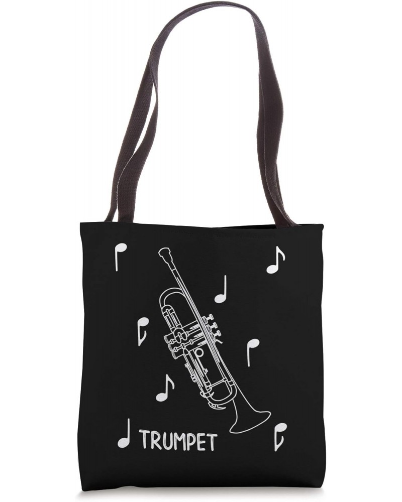 Music Notes Trumpet Tote Bag $9.60 Totes