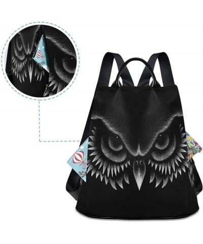 Hipster Vintage Owl Bird Large Women's Fashion Casual Backpack Purse Shoulder Travel Bag Multicolor 2 $16.40 Backpacks