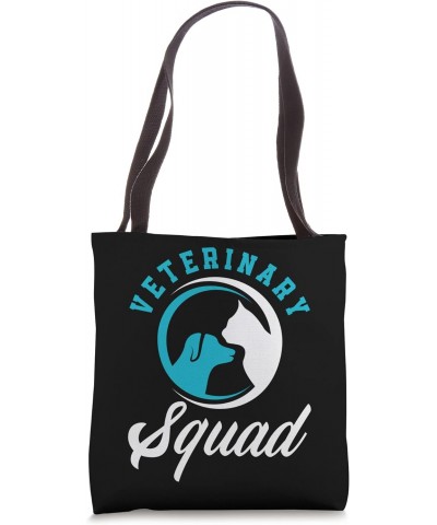 Veterinary Squad Funny Vet Tech Veterinarian Technician Tote Bag $14.99 Totes