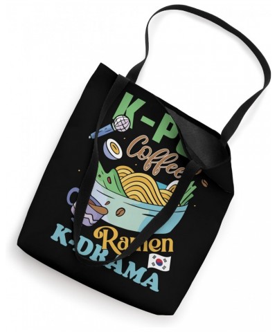 K-Pop Coffee Ramen Korean Drama Korea K-Pop Love K-Drama Tote Bag $11.93 Totes