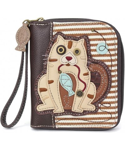 Chala Handbags Cat Generation II Zip-Around Wristlet Wallet, Cat Mom Cat Lovers $23.94 Wristlets