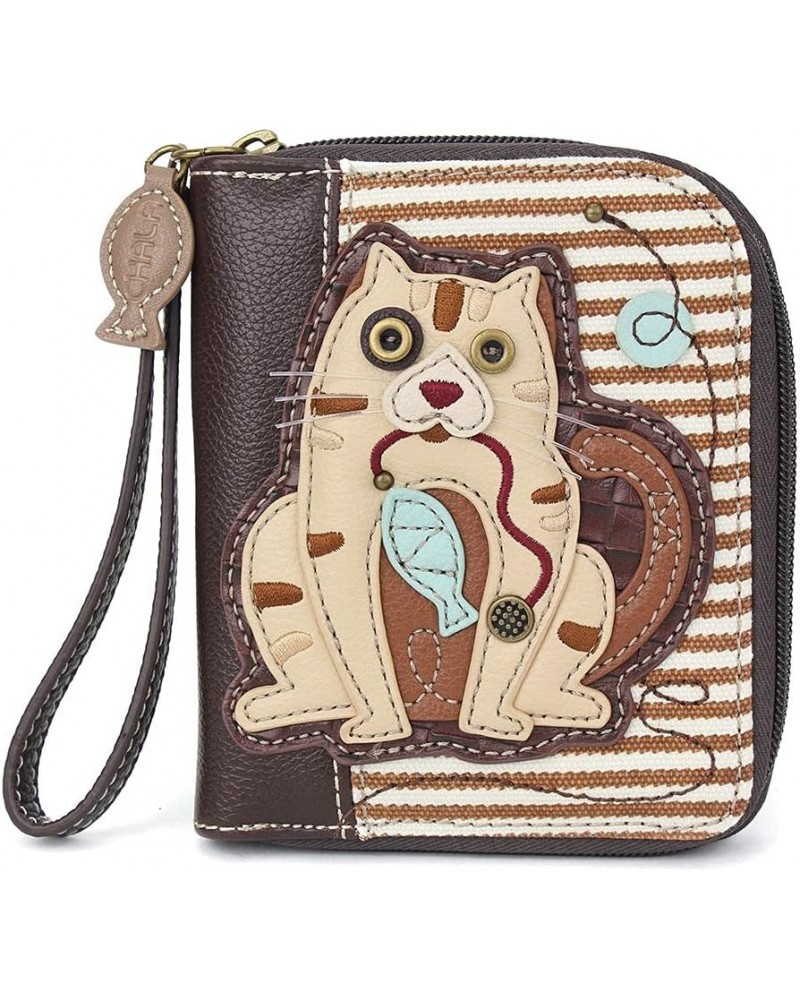 Chala Handbags Cat Generation II Zip-Around Wristlet Wallet, Cat Mom Cat Lovers $23.94 Wristlets