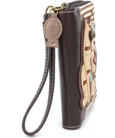 Chala Handbags Cat Generation II Zip-Around Wristlet Wallet, Cat Mom Cat Lovers $23.94 Wristlets