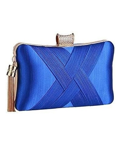 Evening Bag Both Side Sparkly Bag， Tassel Craft Women's Hand-Held Party Bag Evening Bag (Color : Gold) Blue $22.66 Evening Bags