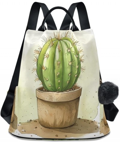 Cactus Women Purse Backpack Anti-Theft for Fashion Bag Travel Back Pack Rucksack Shoulder Bag $20.58 Backpacks