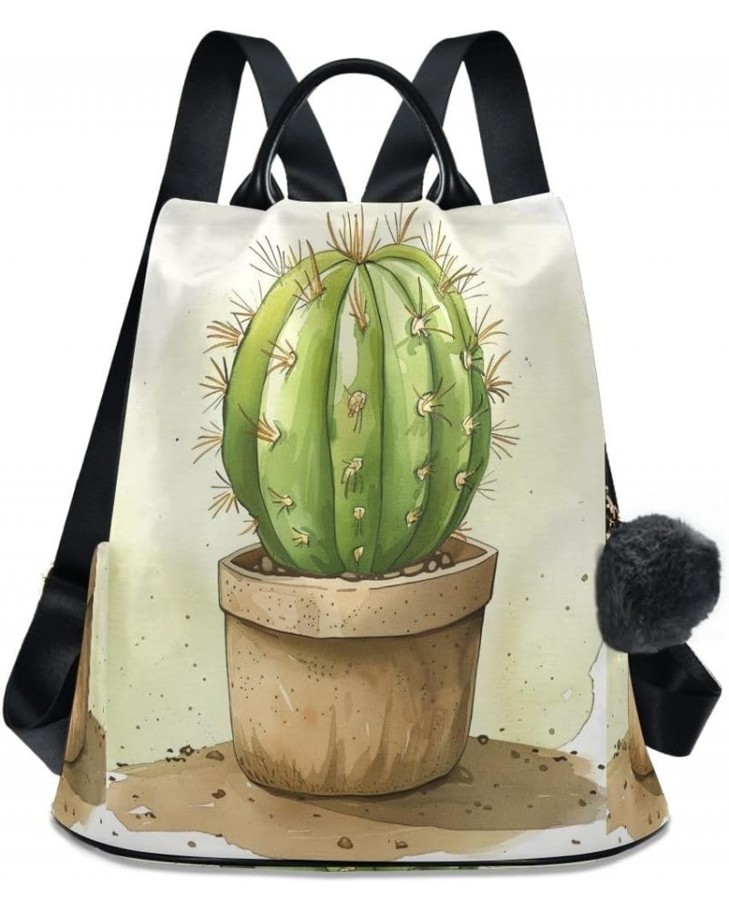 Cactus Women Purse Backpack Anti-Theft for Fashion Bag Travel Back Pack Rucksack Shoulder Bag $20.58 Backpacks