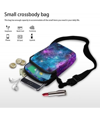 Tongluoye Crossbody Bags for Women Small Cellphone Purses Mini Shoulder Handbag Colorful Flower $9.02 Crossbody Bags