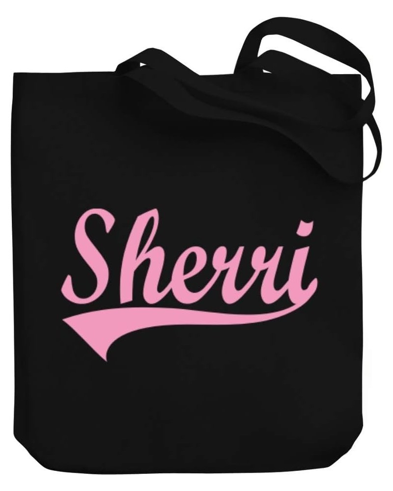 Sherri Baseball Style Canvas Tote Bag 10.5" x 16" x 4 $17.60 Totes