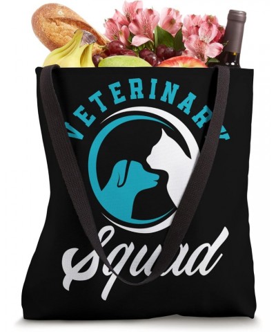 Veterinary Squad Funny Vet Tech Veterinarian Technician Tote Bag $14.99 Totes