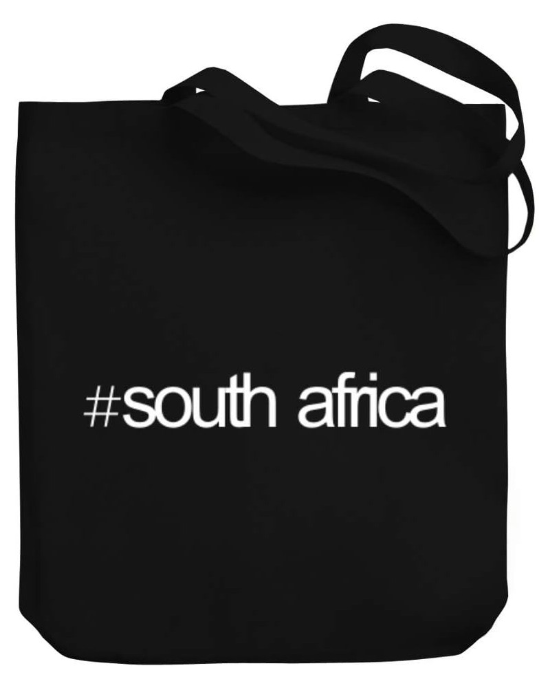 Hashtag South Africa Bold Text Canvas Tote Bag 10.5" x 16" x 4 $18.80 Totes