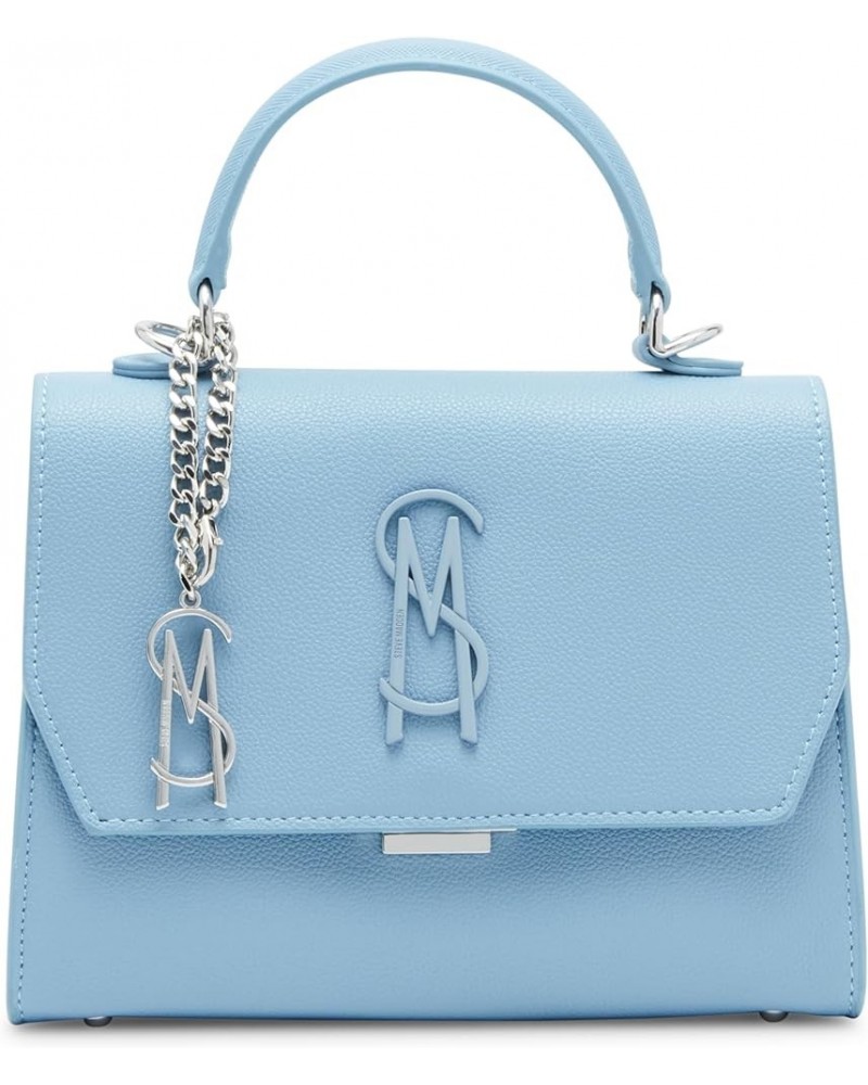 Blattuca Small Top Handle Crossbody Light Blue $27.72 Crossbody Bags