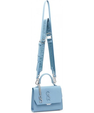 Blattuca Small Top Handle Crossbody Light Blue $27.72 Crossbody Bags