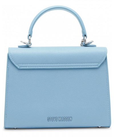 Blattuca Small Top Handle Crossbody Light Blue $27.72 Crossbody Bags