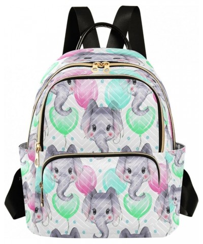 Fashion Backpack Mini Backpack Purse Casual Daily Backpack Elephant Balloon for Travel for College Work Medium $18.24 Backpacks