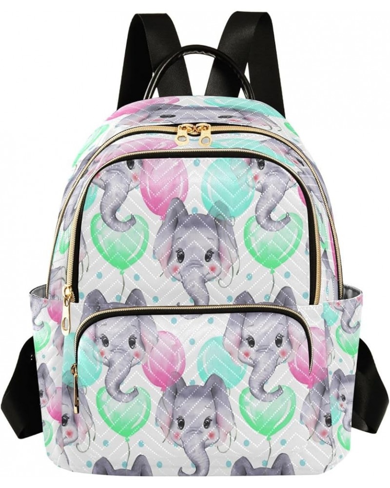 Fashion Backpack Mini Backpack Purse Casual Daily Backpack Elephant Balloon for Travel for College Work Medium $18.24 Backpacks