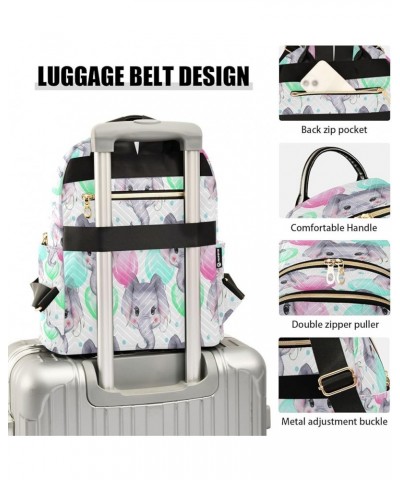 Fashion Backpack Mini Backpack Purse Casual Daily Backpack Elephant Balloon for Travel for College Work Medium $18.24 Backpacks