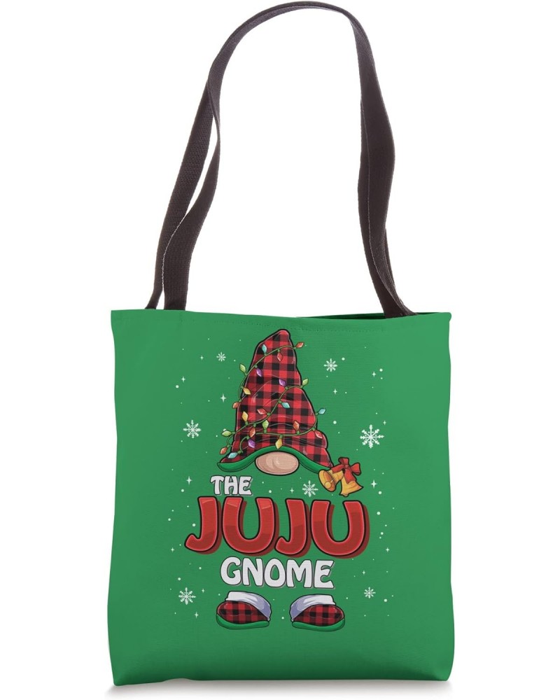 Funny Juju Gnome Buffalo Plaid Girls Women Tote Bag $12.38 Totes