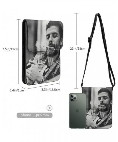 Oscar Isaac Poster Small Crossbody Bags Fashion Small Cell Phone Purse Mini Messenger Shoulder Bag Handbag For Women Girls $1...