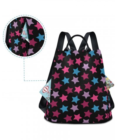 Color Stars Women Fashion Backpack Purse Travel Ladies College Shoulder Bags $18.80 Backpacks