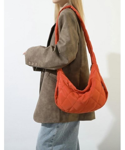 Women's Hobo Bags Women Cloud Shoulder Bag Trendy Crossbody Purse Hobo Puffer Crossbody Messenger Bag Travel Work Tote Bag Or...