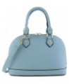 Zip-Around Saffiano Classic Dome Satchel Dusty Blue $15.40 Satchels