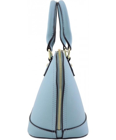 Zip-Around Saffiano Classic Dome Satchel Dusty Blue $15.40 Satchels