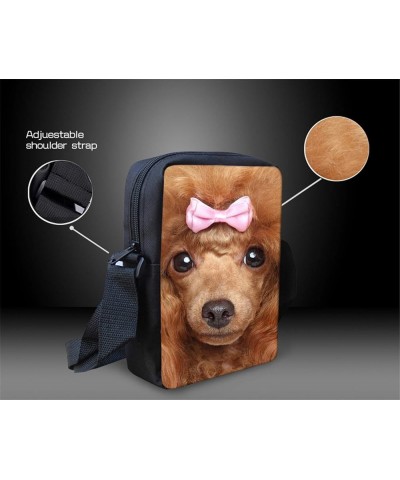 Crossbody Bag, Small Coin Purse, Adjustable Strap Phone Messenger Bag Bones Dog Paw Print $10.25 Crossbody Bags