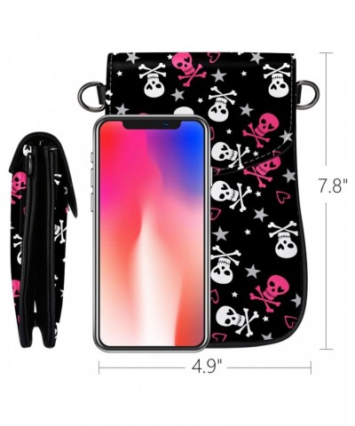 Cross-body Bag for Women Skulls Bones Pattern Satchel Bag Waterproof Messengers Purse $14.03 Satchels