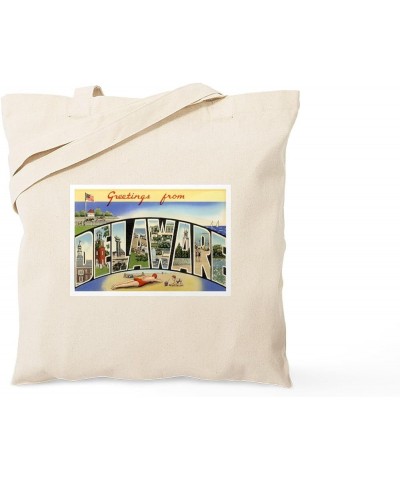 Delaware DE Postcard Tote Bag Natural Canvas Tote Bag, Cloth Shopping Bag Delaware De Postcard Tote Bag $8.79 Travel Gear