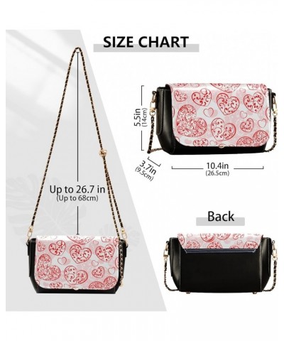 Crossbody Bags for Women Trendy Women's Black Shoulder Bag Small PU Leather Flap Cross Body Bag Handbags Pattern5 $20.90 Cros...