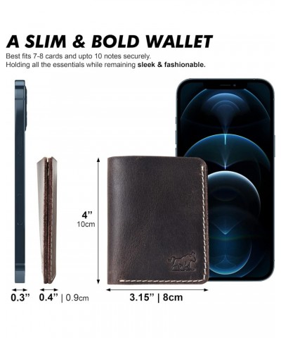 Hunter Slim Wallet for Men | Small Wallet for Men & Women | Minimalist Wallet & Thin Wallet | Bifold Wallet for Men (OG), Cry...