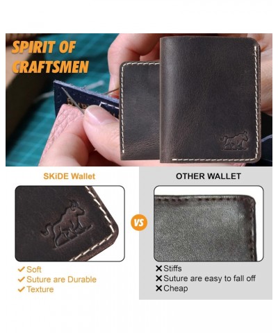 Hunter Slim Wallet for Men | Small Wallet for Men & Women | Minimalist Wallet & Thin Wallet | Bifold Wallet for Men (OG), Cry...