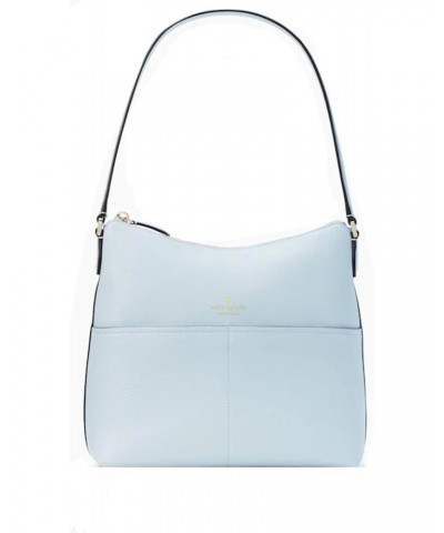 Kate Spade Bailey Textured Leather Shoulder Bag Purse Handbag (Frosty sky) $58.31 Shoulder Bags