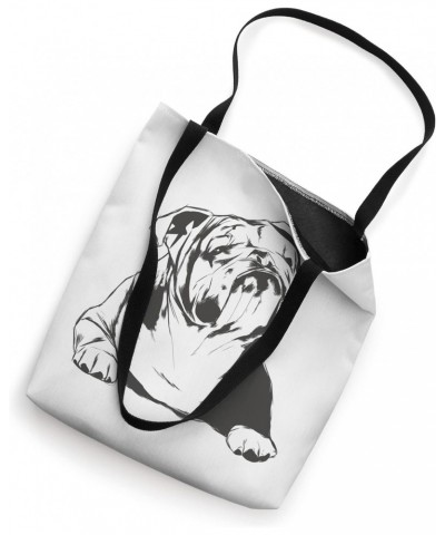 English Bulldog Lover Mom Dad British Dog Tote Bag $13.33 Totes