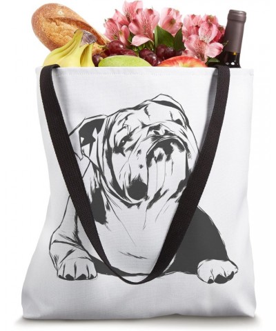 English Bulldog Lover Mom Dad British Dog Tote Bag $13.33 Totes