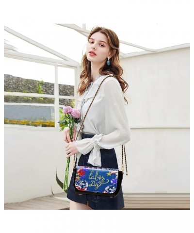 Crossbody Bags for Women Trendy Women's Black Shoulder Bag Small PU Leather Flap Cross Body Bag Handbags Pattern17 $23.77 Cro...