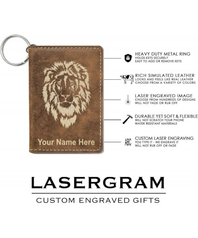 ID Holder Wallet, Hawaiian islands, Personalized Engraving Included (Rustic) Rustic $11.20 Wallets