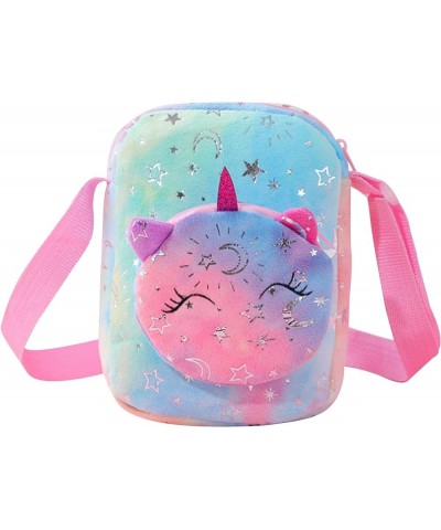 Cute Cell Phone Crossbody Purse Fuzzy Smartphone Pouch Wallets Tie Dye Shoulder Bag for Women Girls Blue-pink $8.11 Crossbody...