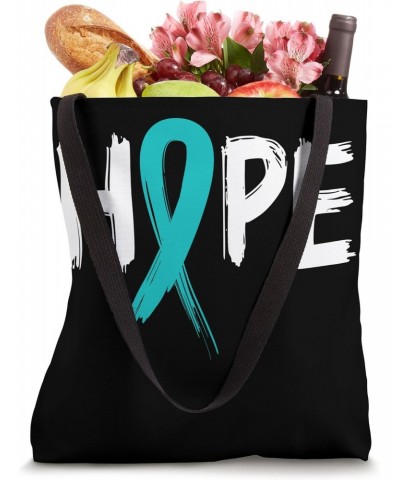 Sexual Assault Awareness Hope Teal Ribbon Tote Bag $9.60 Totes