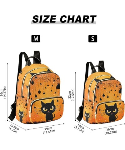 Golden Shadow Dragon Quilted Backpacks Ladies Backpack Purses Anti Theft Backpack Halloween Cat Web Small $18.54 Backpacks