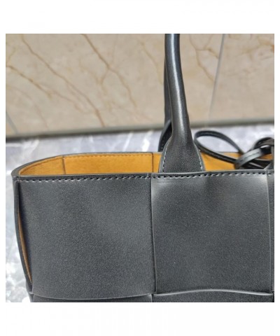 Women's Genuine Leather Tote Shoulder Bag Ladies' Tote Hobo Satchel Handbag for Women Black $41.00 Totes