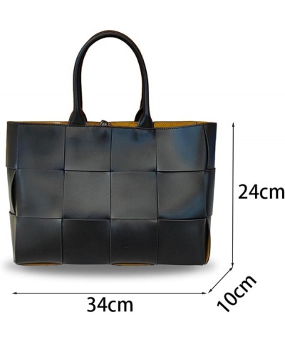 Women's Genuine Leather Tote Shoulder Bag Ladies' Tote Hobo Satchel Handbag for Women Black $41.00 Totes