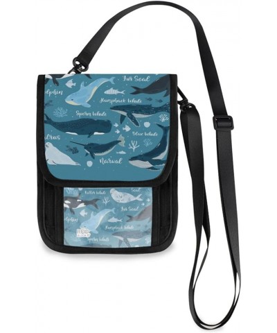 Neck Wallet with RFID Blocking, Crossbody Purse Phone Bag Pouch with Card Slots Multi 8 $11.99 Totes